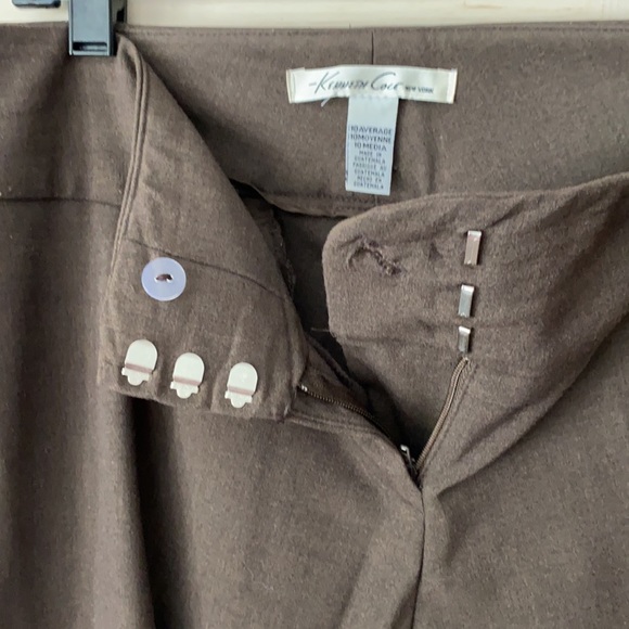 Kenneth Cole brown straight leg trousers - Picture 5 of 5